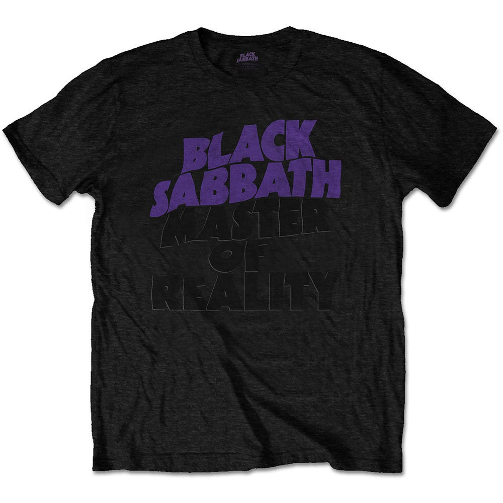 Black Sabbath Adult T-Shirt - Masters of Reality Album (Back Print) - Official Licensed Design - Worldwide Shipping - Jelly Frog
