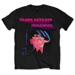 Black Sabbath Adult T-Shirt - Paranoid Motion Trails - Official Licensed Design - Worldwide Shipping - Jelly Frog