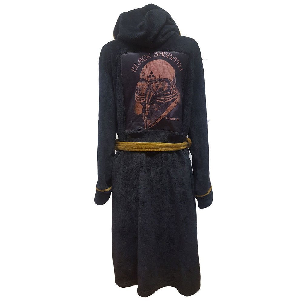 Black Sabbath Unisex Bathrobe - US Tour 78 Design - Official Licensed Music Design - Worldwide Shipping - Jelly Frog