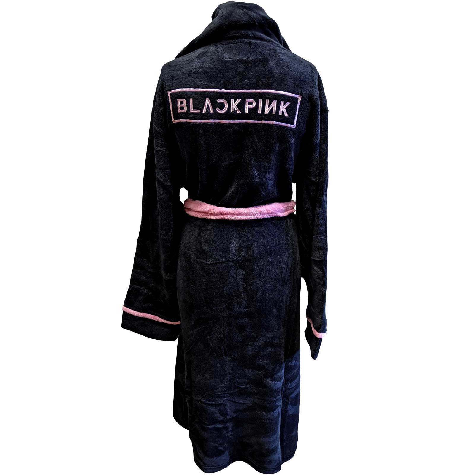 BlackPink Unisex Bathrobe - Logo - Black Official Licensed Music Design - Jelly Frog