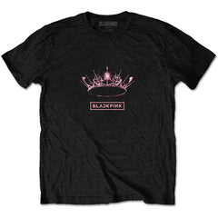 BlackPink Unisex T-Shirt - The Album Crown (Back Print) Black Official Licensed Design - Worldwide Shipping - Jelly Frog