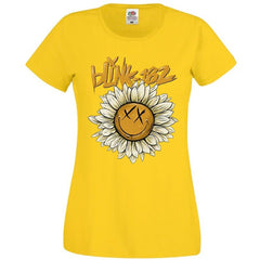Blink 182 Ladies T-Shirt - Sunflower - Ladyfit Official Licensed Design - Worldwide Shipping - Jelly Frog