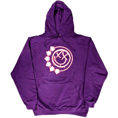 Blink 182 Unisex Pullover Hoodie - Six Arrow Smiley - Purple Unisex Official Licensed Design - Worldwide Shipping - Jelly Frog