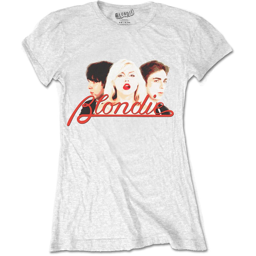 Blondie Ladies T-Shirt - Parallel Lines Halftone - Official Licensed Design - Jelly Frog