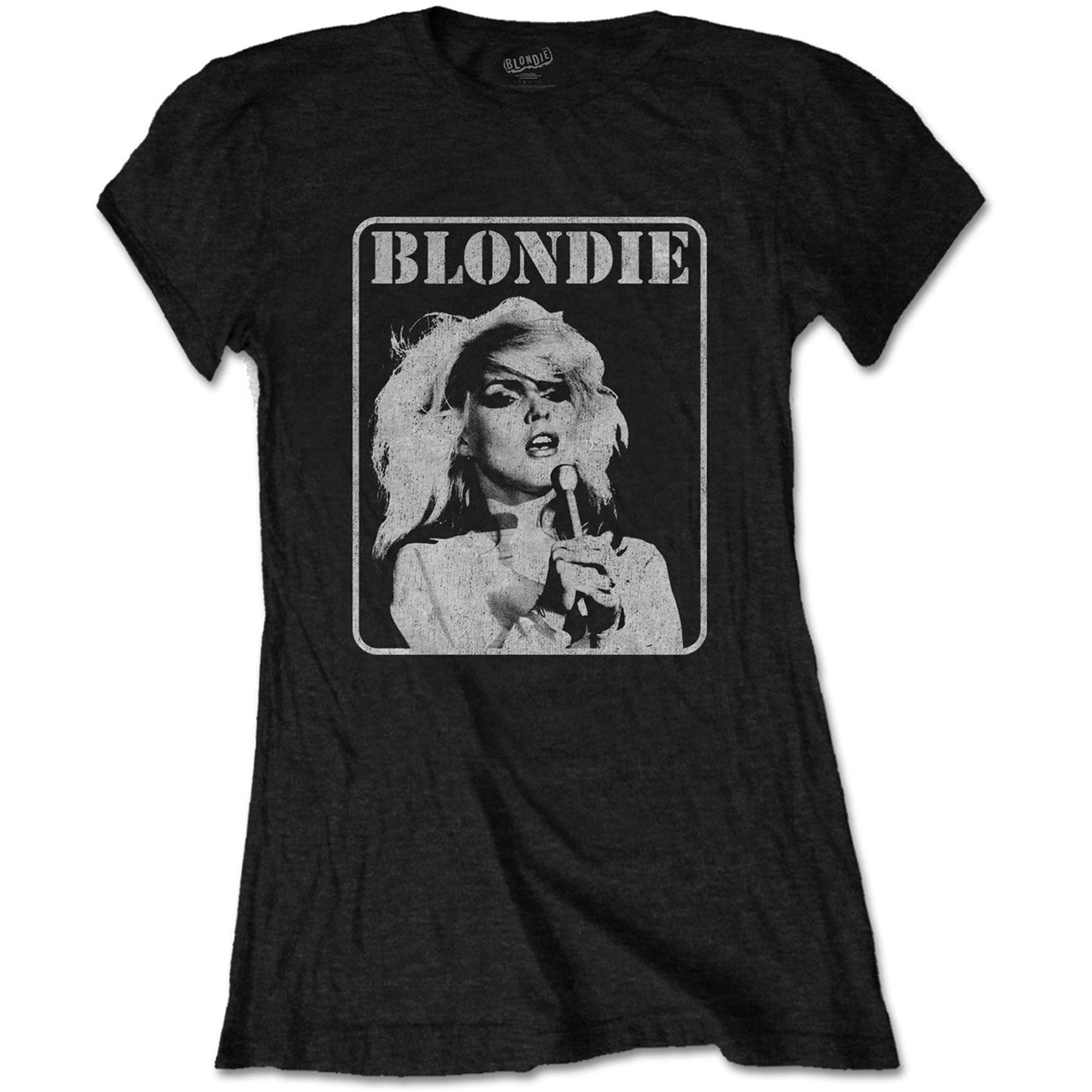 Blondie Ladies T-Shirt - Presente Poster - Official Licensed Design - Jelly Frog