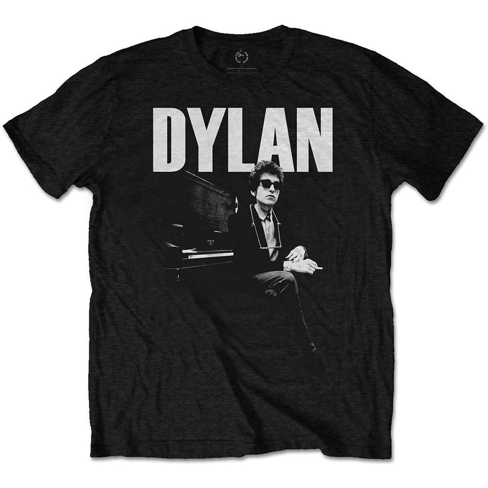 Bob Dylan Adult T-Shirt - At Piano - Official Licensed Design - Worldwide Shipping - Jelly Frog