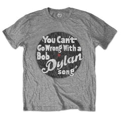 Bob Dylan Adult T-Shirt - You can't go Wrong - Official Licensed Design - Worldwide Shipping - Jelly Frog