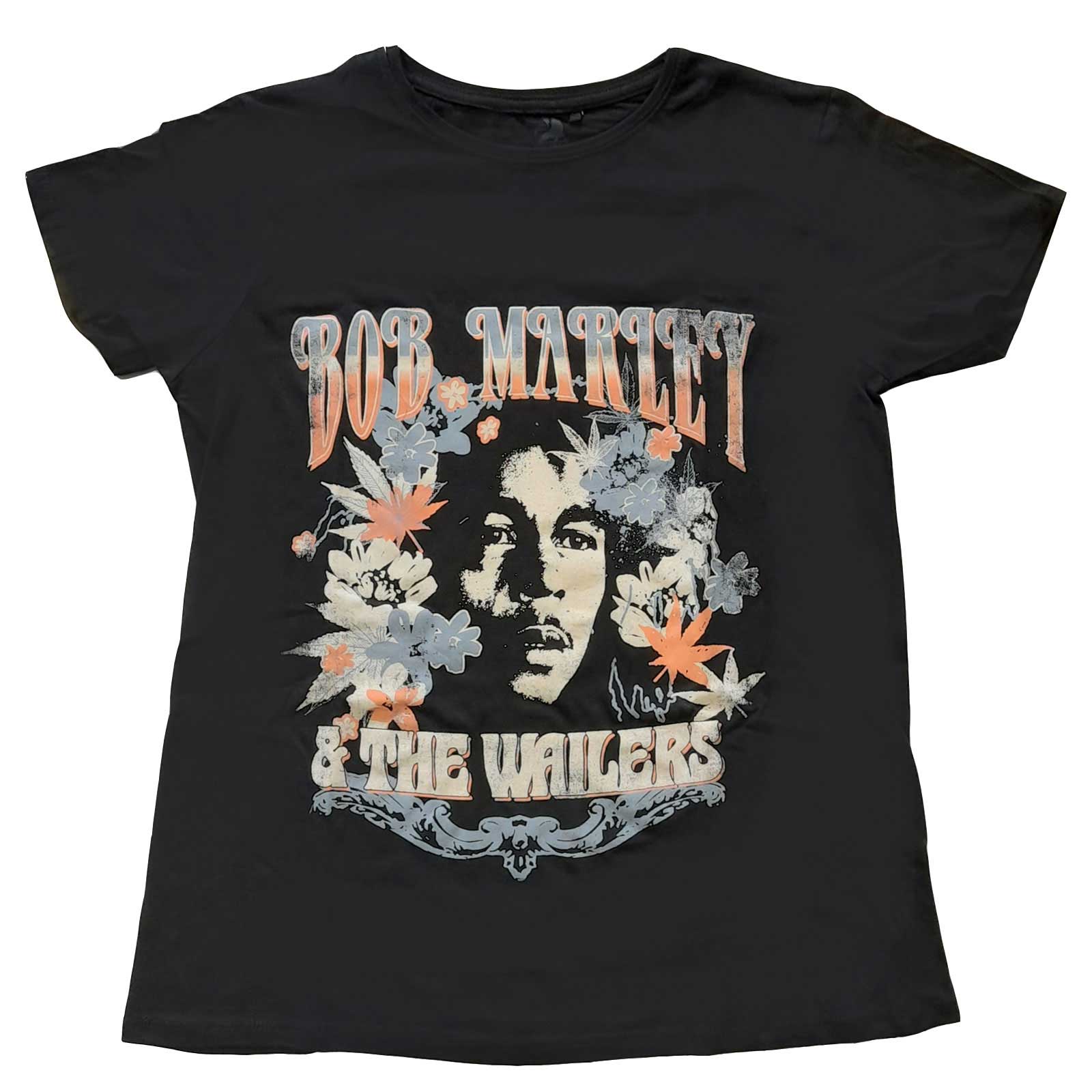 Bob Marley T-Shirt -Bob & The Wailers - Ladies Official Licensed Design - Worldwide Shipping - Jelly Frog