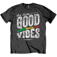 Bob Marley T-Shirt -Good Vibes - Unisex Official Licensed Design - Worldwide Shipping - Jelly Frog