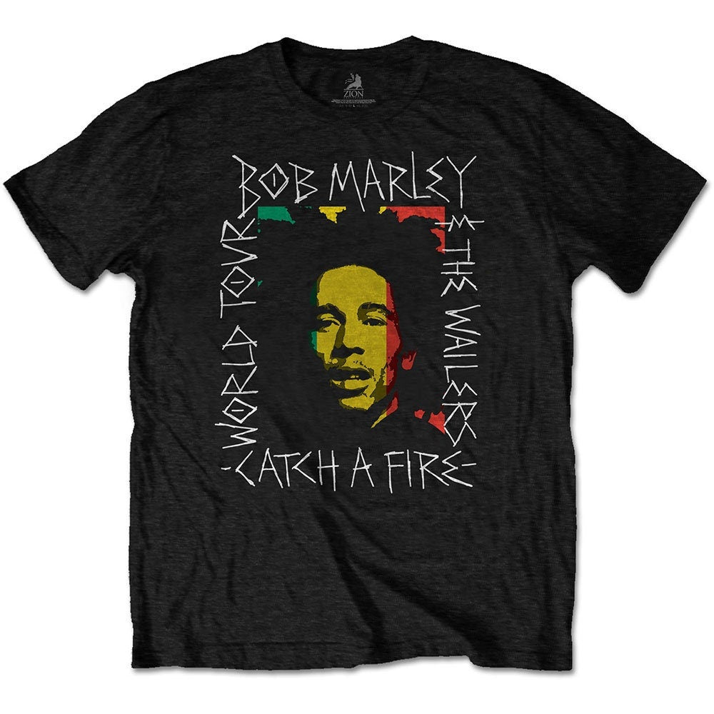 Bob Marley T-Shirt - Rasta Scratch - Unisex Official Licensed Design - Worldwide Shipping - Jelly Frog