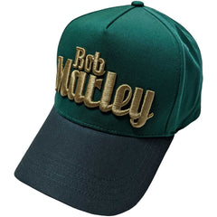 Bob Marley Unisex Mesh Back Cap - Text Logo - Official Licensed Product - Jelly Frog