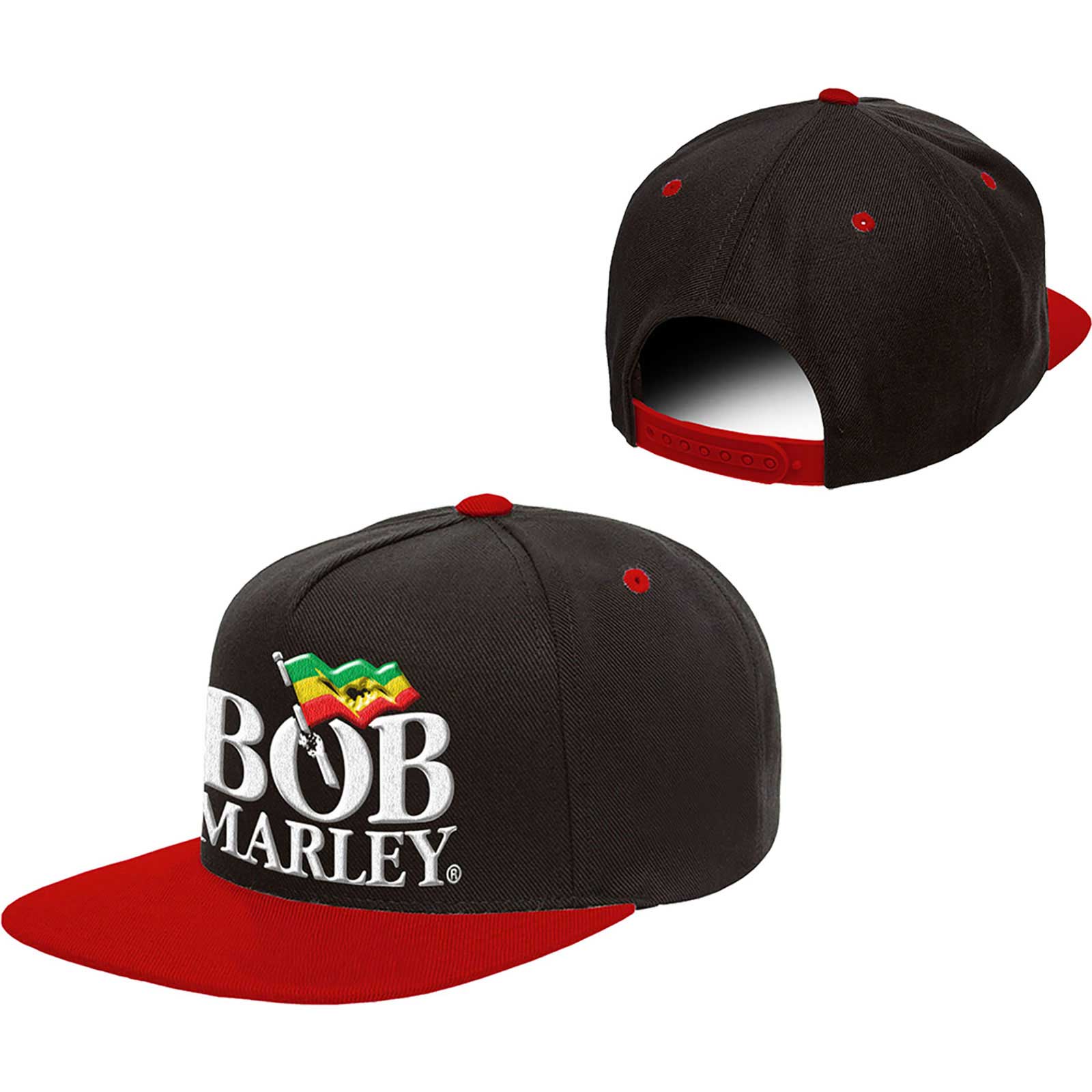 Bob Marley Unisex Snapback Cap - Logo - Official Licensed Product - Jelly Frog