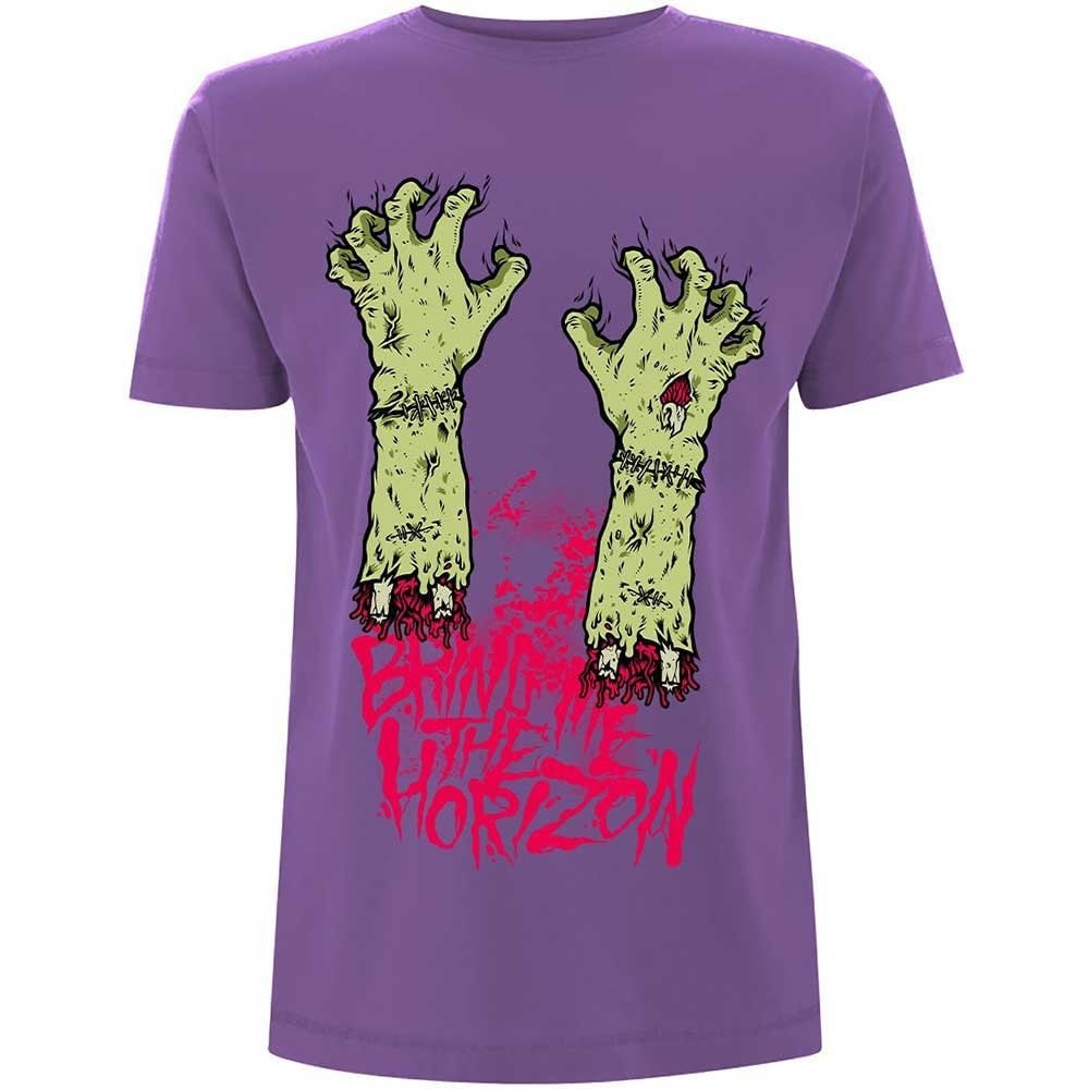 Bring Me The Horizon T-Shirt - Zombie Hands - Official Licensed Design - Worldwide Shipping - Jelly Frog