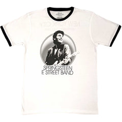 Bruce Springsteen T-Shirt - Unisex Ringer NYC (Back Print)- Unisex Official Licensed Design - Jelly Frog