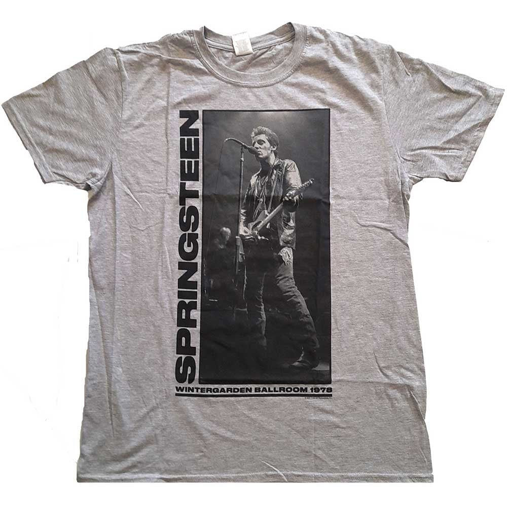 Bruce Springsteen T-Shirt - Wintergarden Photo - Unisex Official Licensed Design - Worldwide Shipping - Jelly Frog