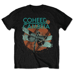 Coheed and Cambria Adult T-Shirt - Dragonfly Design - Official Licensed Design - Worldwide Shipping - Jelly Frog