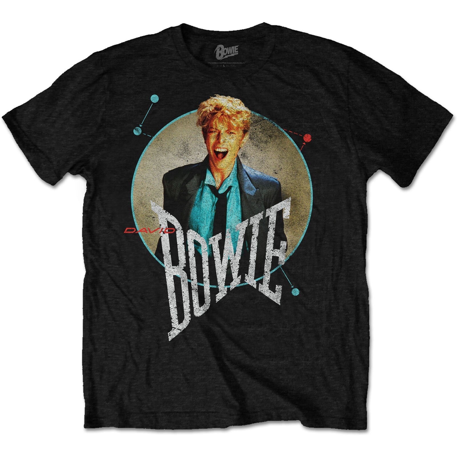 David Bowie Unisex T-Shirt - Circle Scream - Official Licensed Design - Worldwide Shipping - Jelly Frog