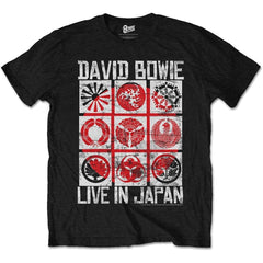 David Bowie Unisex T-Shirt - Live in Japan - Official Licensed Design - Worldwide Shipping - Jelly Frog