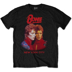 David Bowie Unisex T-Shirt - New York City (Back Print) - Official Licensed Design - Worldwide Shipping - Jelly Frog