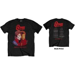 David Bowie Unisex T-Shirt - New York City (Back Print) - Official Licensed Design - Worldwide Shipping - Jelly Frog