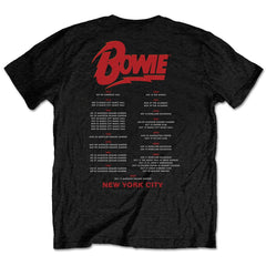 David Bowie Unisex T-Shirt - New York City (Back Print) - Official Licensed Design - Worldwide Shipping - Jelly Frog
