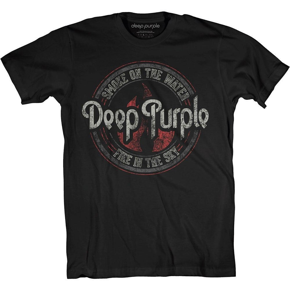 Deep Purple T-Shirt - Smoke Circle - Unisex Official Licensed Design - Worldwide Shipping - Jelly Frog