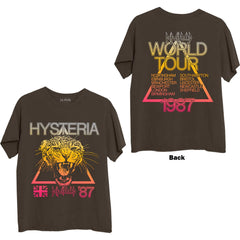 Def Leppard T-Shirt - Hysteria World Tour - Official Unisex Licensed Design - Worldwide Shipping - Jelly Frog