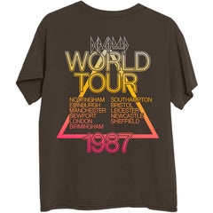 Def Leppard T-Shirt - Hysteria World Tour - Official Unisex Licensed Design - Worldwide Shipping - Jelly Frog