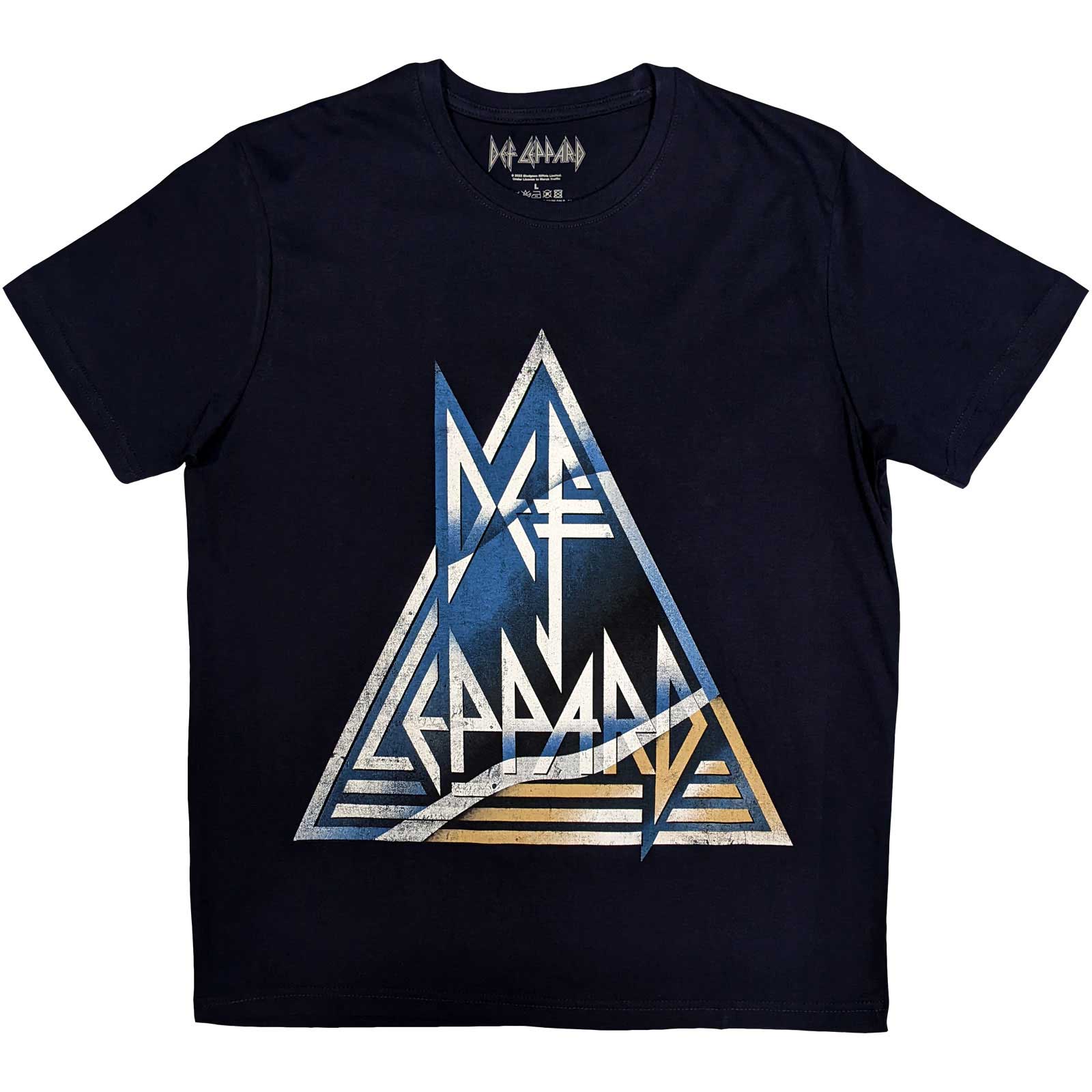 Def Leppard T-Shirt - Triangle Logo - Official Unisex Licensed Design - Worldwide Shipping - Jelly Frog