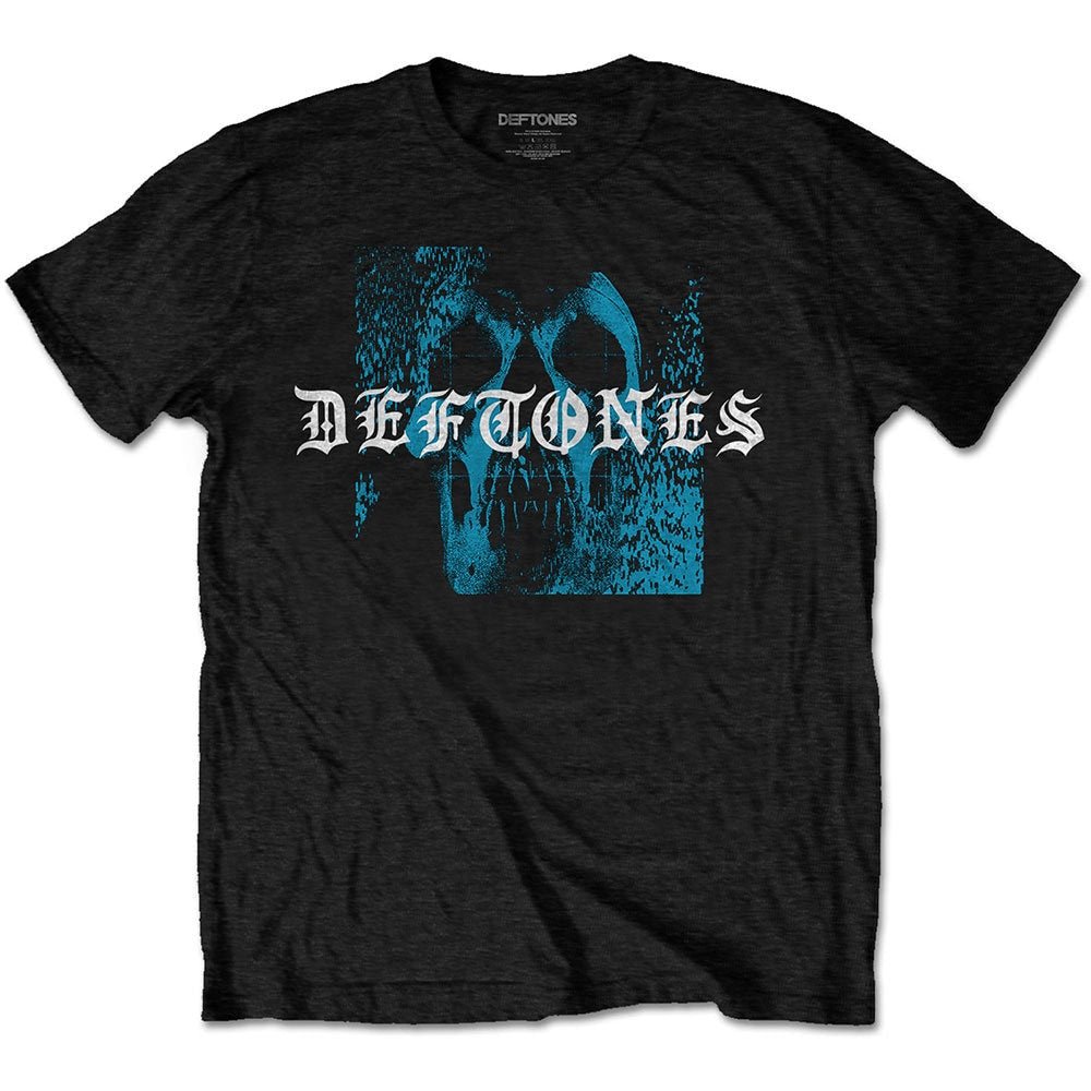Deftones Adult T-Shirt - Static Skull (Back Print) - Official Licensed Design - Worldwide Shipping - Jelly Frog