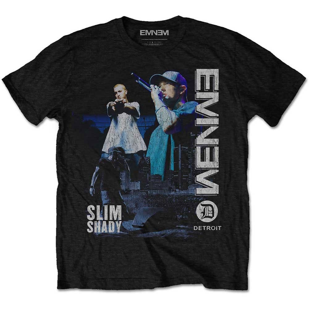 Eminem Adult T-Shirt - Detroit - Official Licensed Design - Worldwide Shipping - Jelly Frog