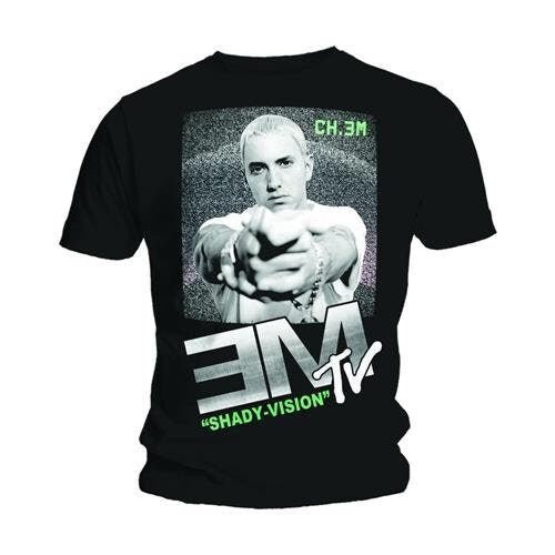 Eminem Adult T-Shirt - EM TV Shady Vision - Official Licensed Design - Worldwide Shipping - Jelly Frog