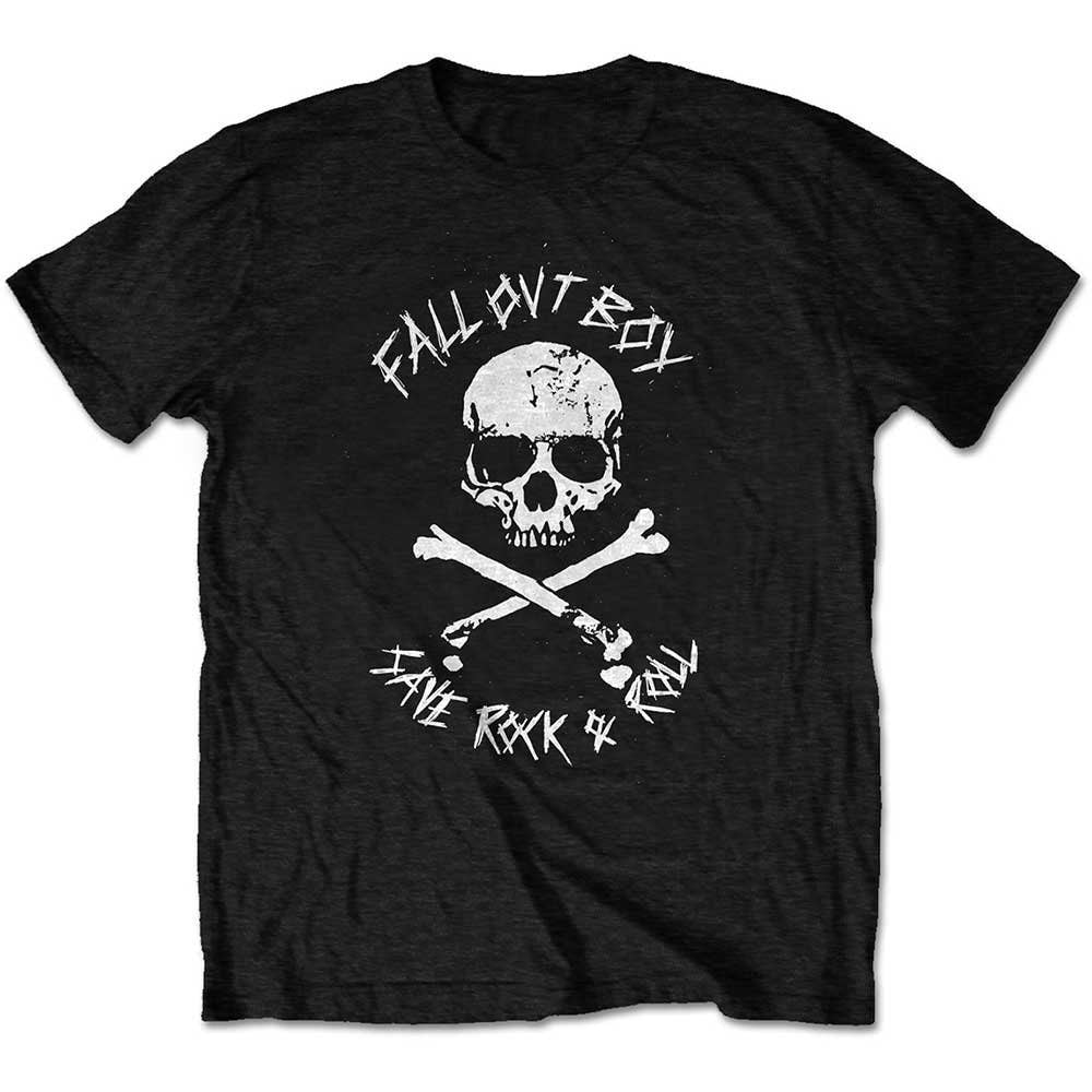 Fall Out Boy T-shirt: Save Rock and Roll - Unisex Official Licensed Design - Worldwide Shipping - Jelly Frog
