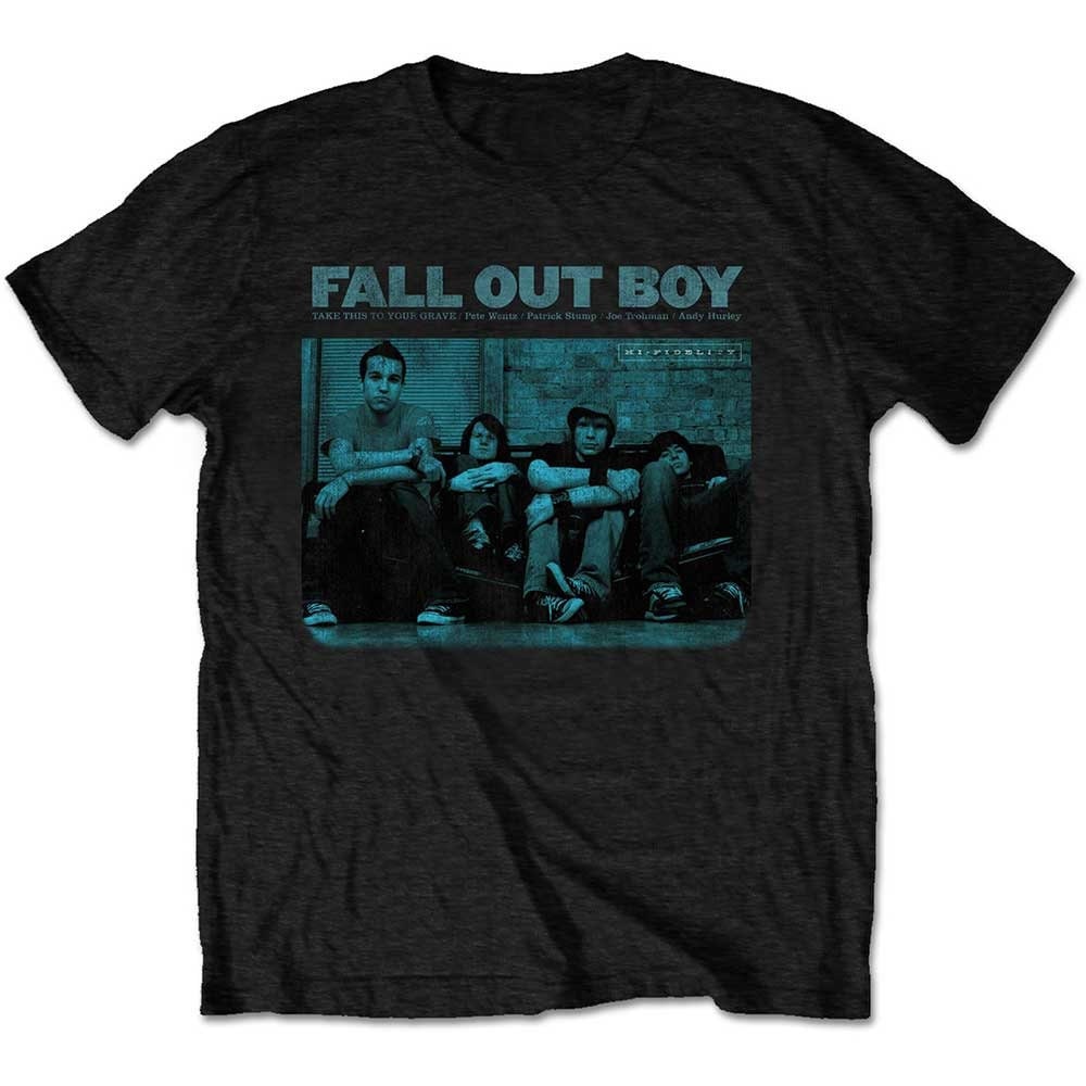 Fall Out Boy T-shirt: Take This To Your Grave - Unisex Official Licensed Design - Worldwide Shipping - Jelly Frog