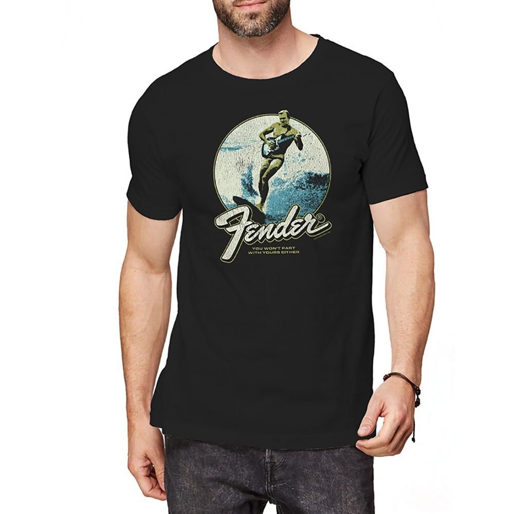 Fender T-Shirt - Surfer Design - Unisex Official Licensed Design - Worldwide Shipping - Jelly Frog