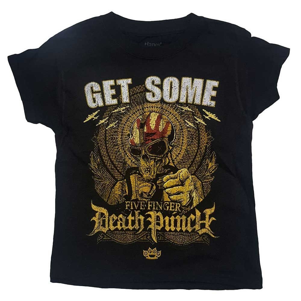 Five Finger Death Punch Kids T-Shirt - Get Some - Child's Official Licensed Design - Worldwide Shipping - Jelly Frog