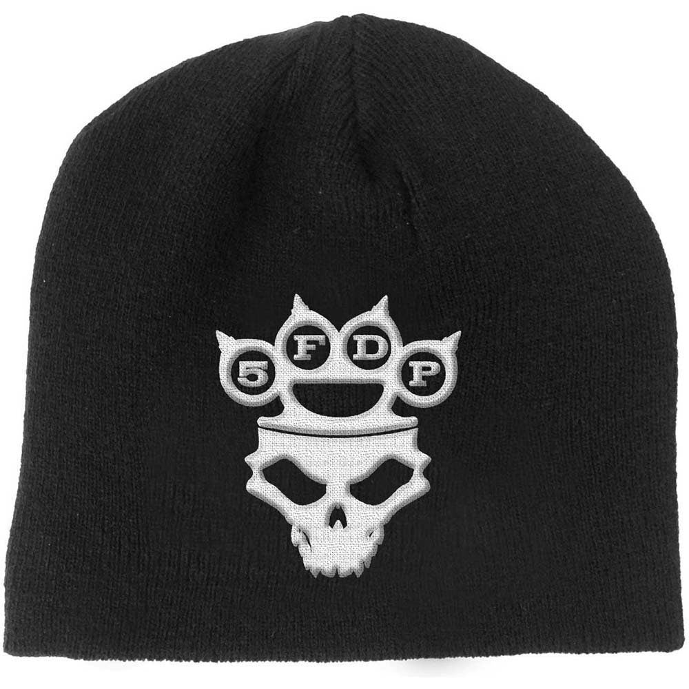Five Finger Death Punch Official Licensed Beanie Hat- Knuckle Duster Logo & Skull - Worldwide Shipping - Jelly Frog