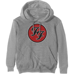 Foo Fighters Hoodie - FF Logo Design - Grey Unisex Official Licensed Design - Worldwide Shipping - Jelly Frog
