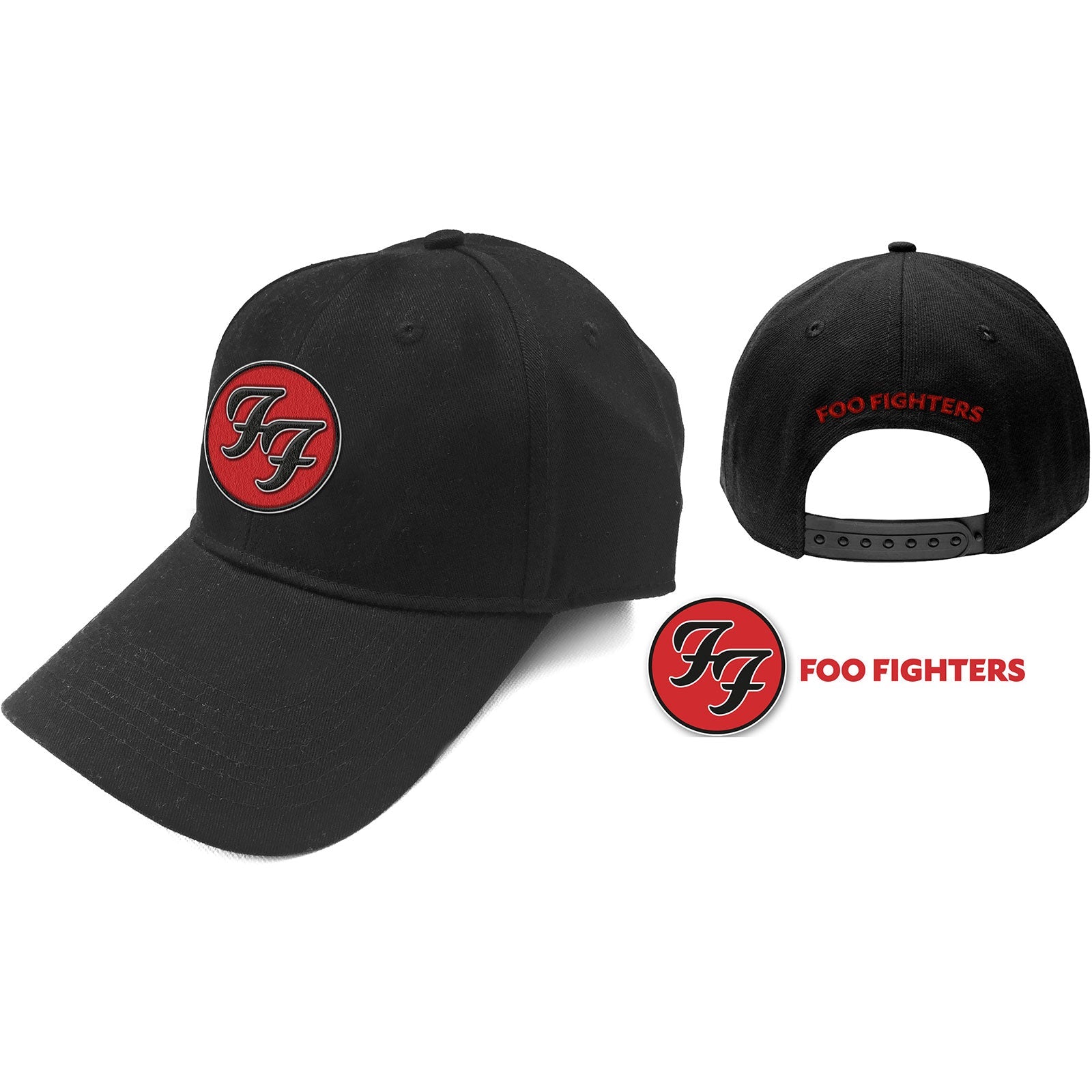 Foo Fighters Official Licensed Baseball Cap - FF Logo Unisex - Worldwide Shipping - Jelly Frog