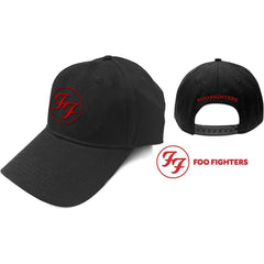 Foo Fighters Official Licensed Baseball Cap - Red Circle Logo - Worldwide Shipping - Jelly Frog