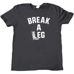 Foo Fighters T-Shirt - Break a Leg Tour (Back Print) - Unisex Official Licensed Design - Worldwide Shipping - Jelly Frog