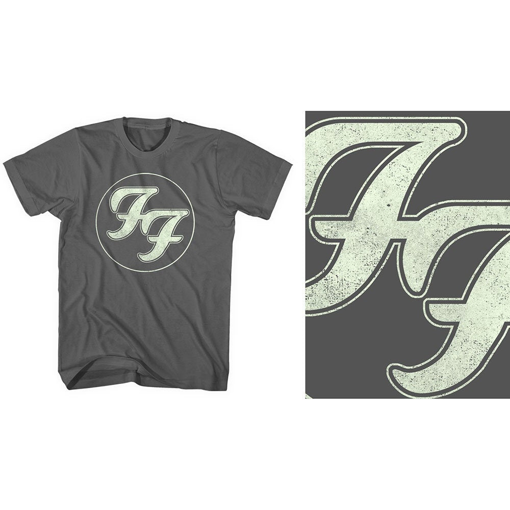 Foo Fighters T-Shirt - Gold FF Logo - Unisex Official Licensed Design - Worldwide Shipping - Jelly Frog