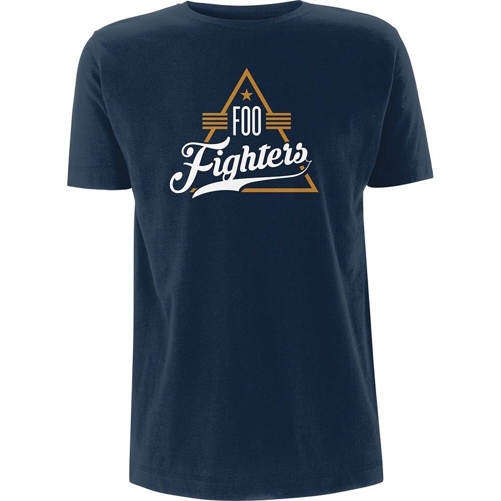 Foo Fighters T-Shirt - Navy Blue Triangle Design - Unisex Official Licensed Design - Worldwide Shipping - Jelly Frog