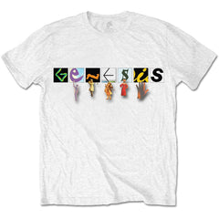 Genesis Adult T-Shirt - Characters Logo - Official Licensed Design - Worldwide Shipping - Jelly Frog