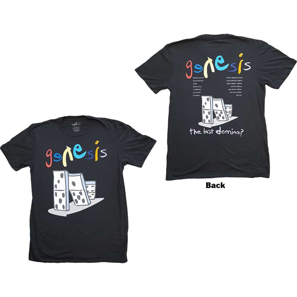 Genesis Adult T-Shirt - The last Domino Tour - Official Licensed Design - Worldwide Shipping - Jelly Frog