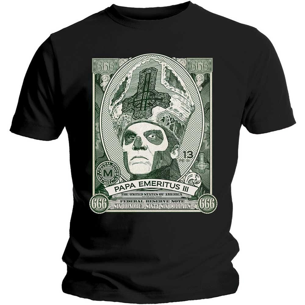 Ghost T-Shirt - Papa Cash - Unisex Official Licensed Design - Worldwide Shipping - Jelly Frog