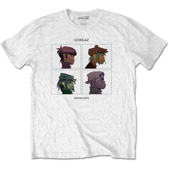 Gorillaz T-Shirt - Demon Days - White Unisex Official Licensed Design - Worldwide Shipping - Jelly Frog