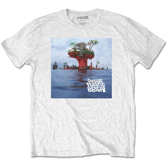 Gorillaz T-Shirt - Plastic Beach - White Unisex Official Licensed Design - Worldwide Shipping - Jelly Frog