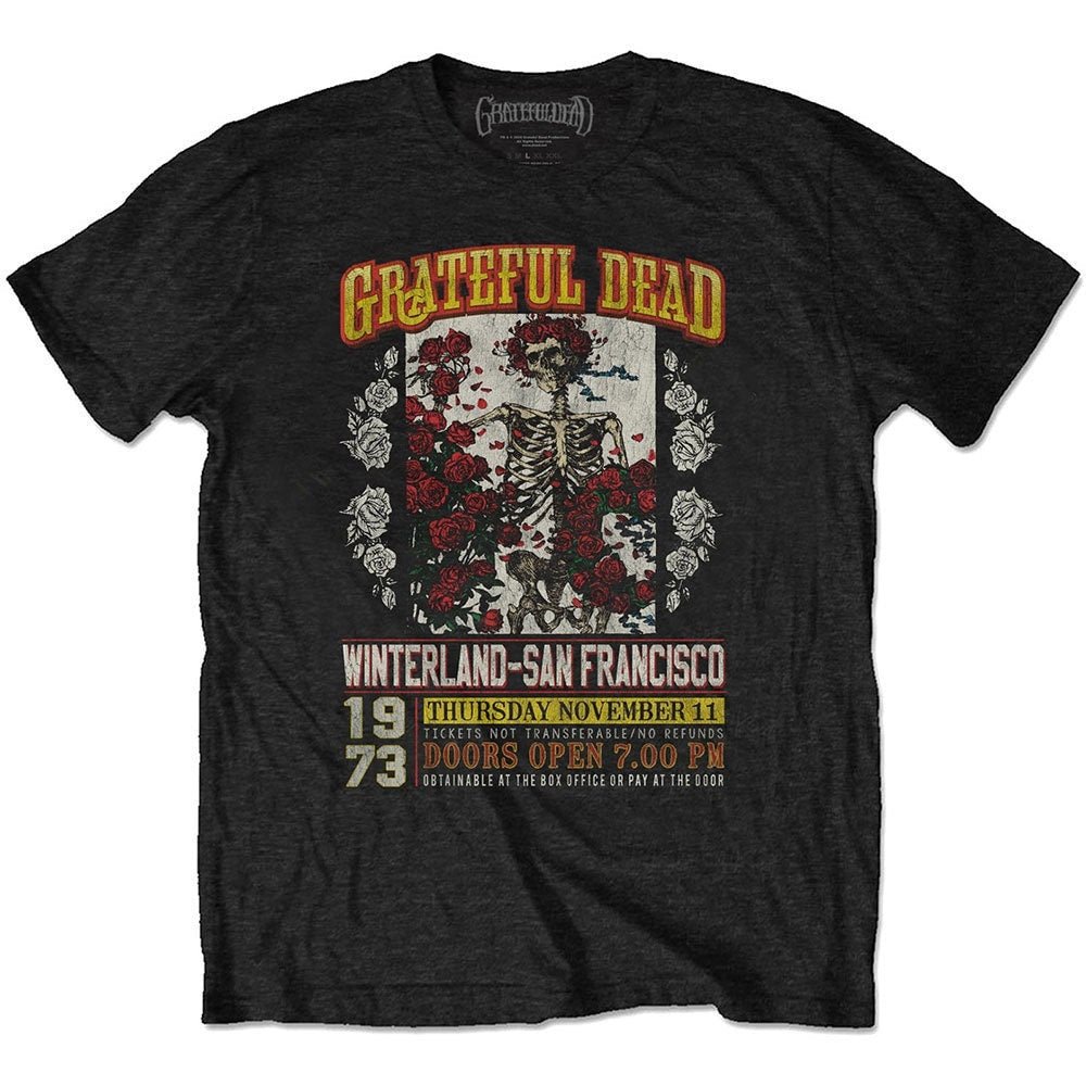 Grateful Dead T-Shirt -San Francisco (Eco-Friendly) - Unisex Official Licensed Design - Worldwide Shipping - Jelly Frog
