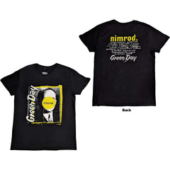 Green Day Adult T-Shirt - Nimrod Tracklist (Back Print) Design - Official Licensed Design - Worldwide Shipping - Jelly Frog